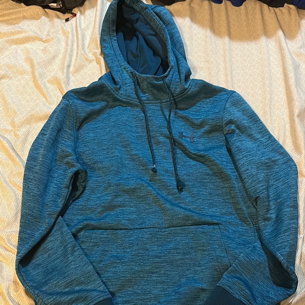 Under Armour Blue Heathered Sweatshirt Pullover